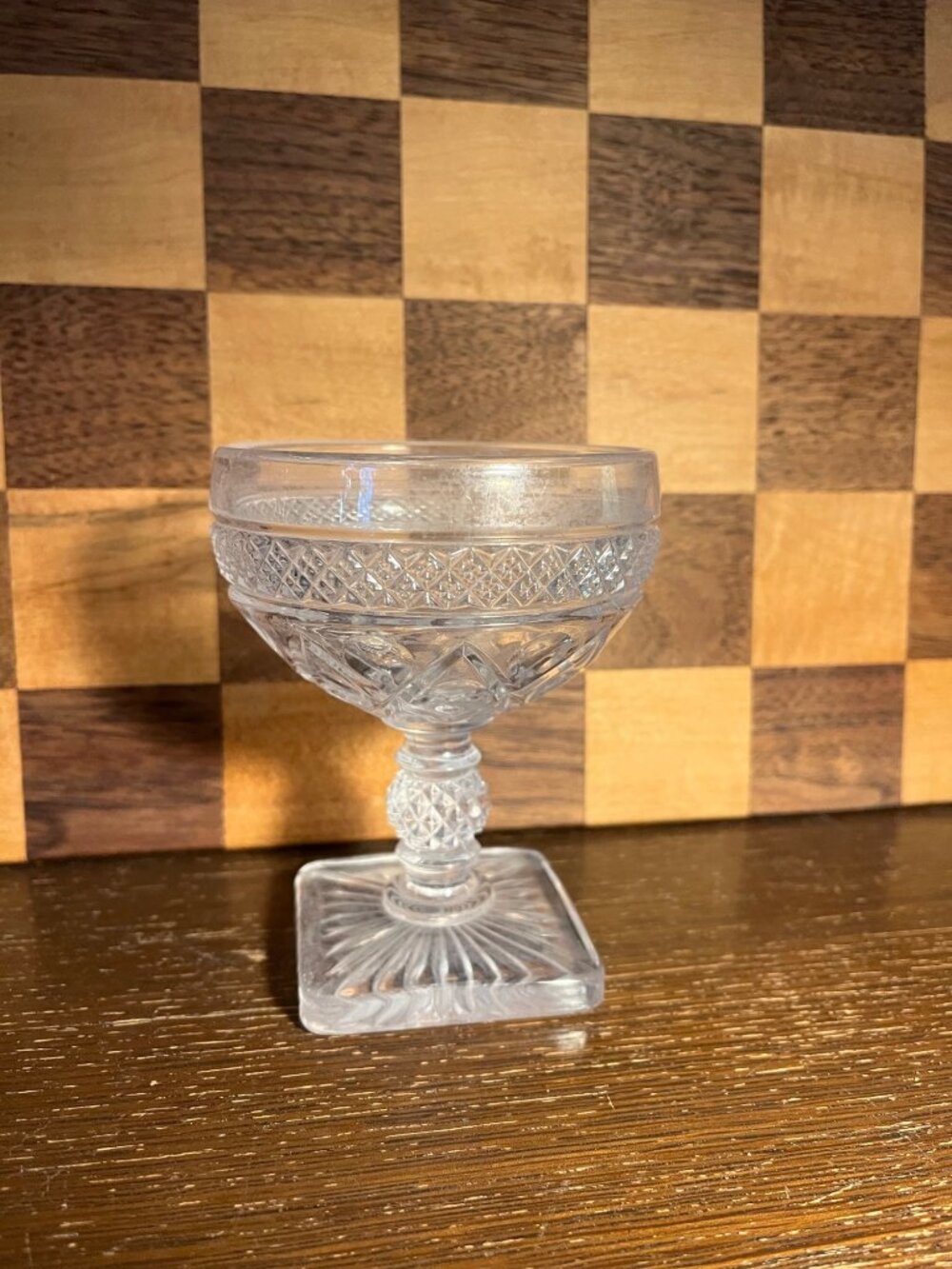 Clear Cape Cod Champagne Coupe A109